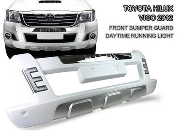 Dobra cena. Trwały ABS LED Light Front Bumper Guard dla TOYOTA HILUX VIGO 2012 - 2014 w Internecie