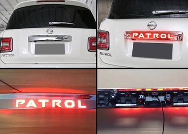Dobra cena. Chromowany ozdobny bramkowy z światłem LED dla Nissan All New Patrol 2016 w Internecie