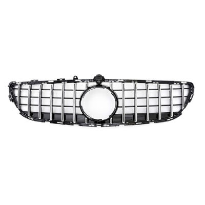 Dobra cena. Model Mercedes Benz G-Class Front Auto Front Grill Czarny biały Chrome ABS Plastic Odpowiednia część zamienna do przedniej części pojazdu w Internecie