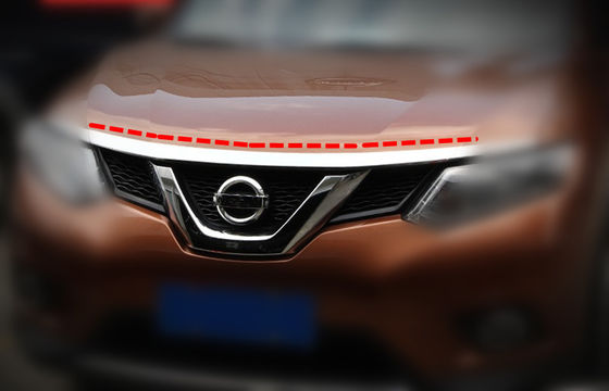 Dobra cena. NISSAN X-TRAIL 2014 Części do wykończenia nadwozia samochodu ABS Chromed Bonnet Trim Strip w Internecie