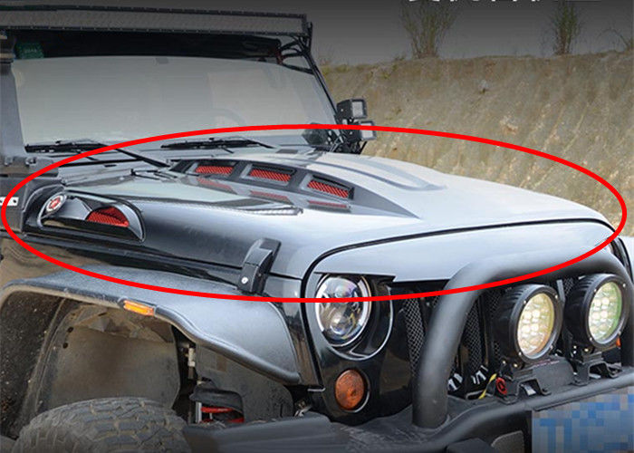 Avenger Style Hood With Functional Vents For 2007-2017 Jeep Wrangler JK