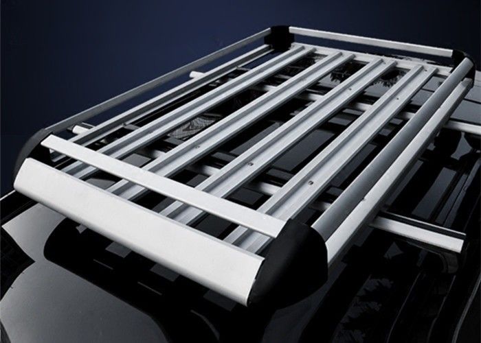 Double Layer Universal Auto Roof Racks , Aluminium Alloy Roof Luggage Carrier