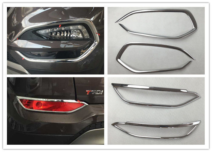 ABS Chromed Fog Lamp Bezel For Hyundai Tucson IX35 2015 Foglight Frame