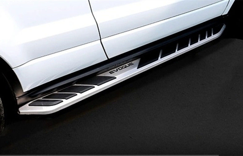 Silver Black 2012 Range Rover Evoque Side Bars , Land Rover Running Boards