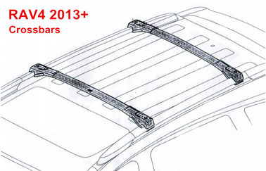 Dobra cena. OE Style Cross Bars for 2013 2016 Toyota RAV4 Roof Luggage Rack Rails w Internecie