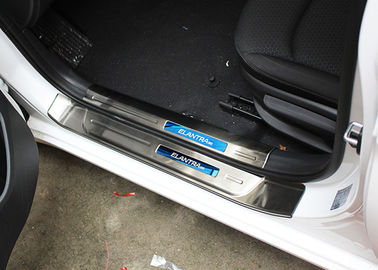 Dobra cena. Hyundai Elantra 2016 Avante Wewnętrzne i zewnętrzne oświetlone parapety drzwi ze stali nierdzewnej w Internecie