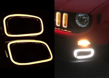 Dobra cena. Ramka lampy mgłowej z światłami dziennymi LED dla JEEP Renegade 2016 2017 w Internecie