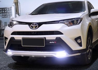 Dobra cena. TOYOTA 2016 RAV4 Plastic Front Car Bumper Guard Z LED Light And Rear Guard w Internecie