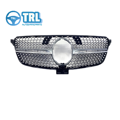 Dobra cena. A1668800985 Mercedes Benz W166 GLE GLS Grill grzejnik trwały ABS Plastic Czarny w Internecie