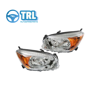 8113042300 Toyota Rav4 Chromowana przednia lampa reflektorów Oryginalny rozmiar OEM 8113042420