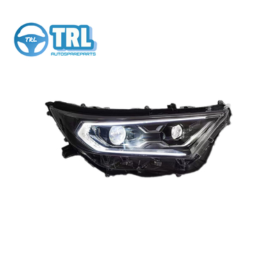 Toyota Rav4 Światła główne Plastic Białe / Chrome / Czarne LED / Halogen Światła samochodowe