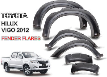 Modernizacja czarnych szerokookookołowych kołowych łuków Fender Flares dla TOYOTA HILUX 2012 - 2014 Vigo