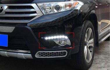 Dobra cena. Automatyczna część LED Daytime Running Light DRL dla Toyota Highlander 2012 2013 z chromowaną obudową w Internecie