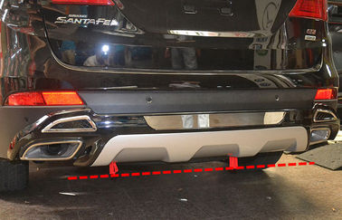 Dobra cena. HYUNDAI GRAND SANTAFE Bar ochronny z tylnym ochroną chromowaną w Internecie