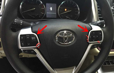 Dobra cena. TOYOTA Highlander (((Kluger) 2014 2015 Akcesoria wnętrza, Chromyzowana obudowa kierownicy w Internecie